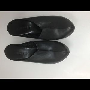 Roberto Del Carlo Black Leather Clogs 38.5